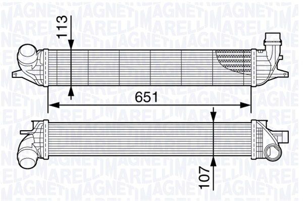 MAGNETI MARELLI Интеркулер 351319202620